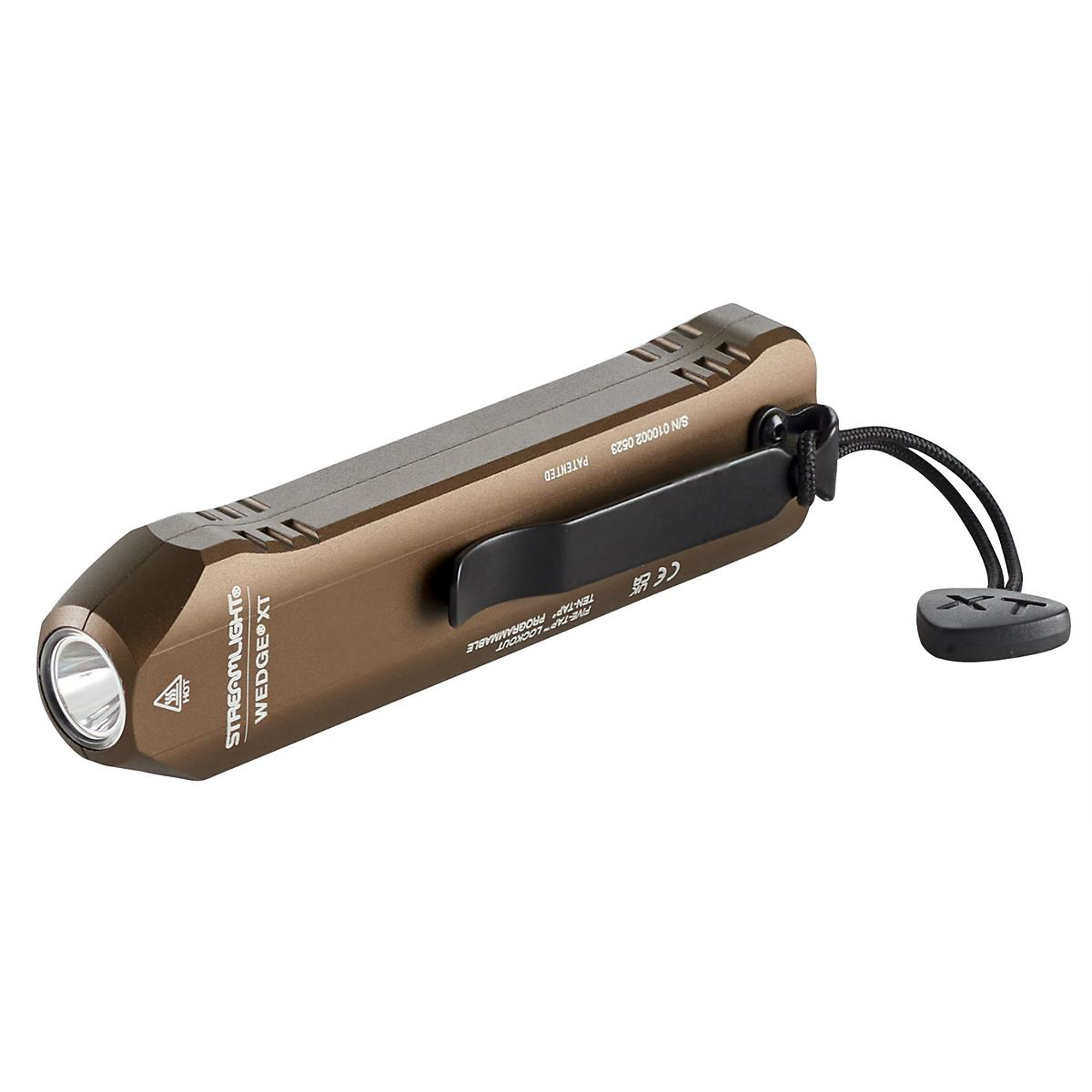 Streamlight Wedge XT Rechargeable EDC Flashlight — 500 Lumens, Silver, USB-C Rechargeable, Model# STL88813